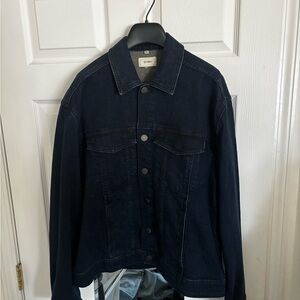 DL1961 Dark Indigo Denim Jacket - Deep Blue